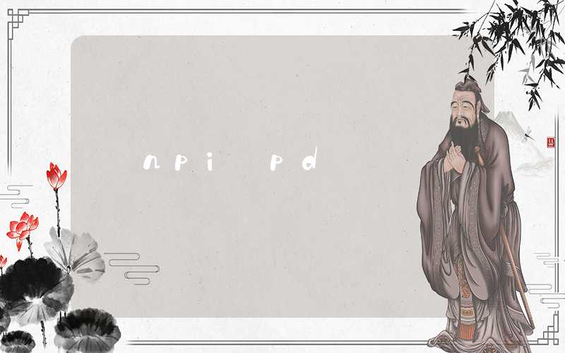 npi pd